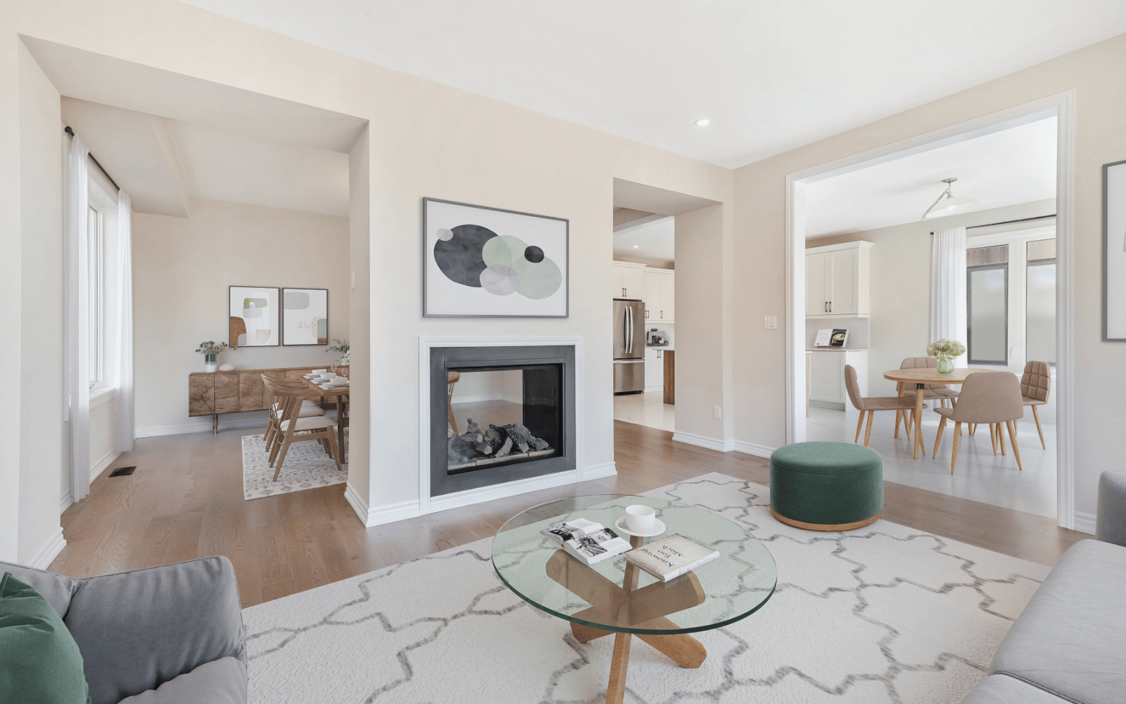 Family Room with Fireplace