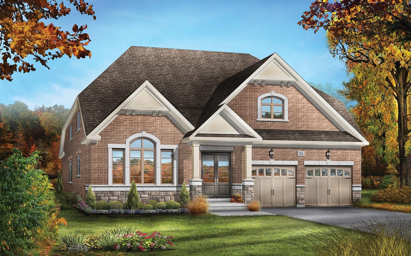 50' Home Design Ashbourne Style C at Heartland in Baxter, Ontario.