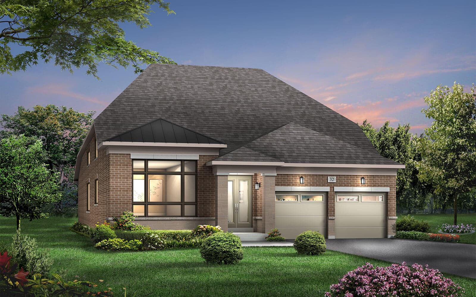 50' Home Design Ashbourne Style D at Heartland in Baxter, Ontario.