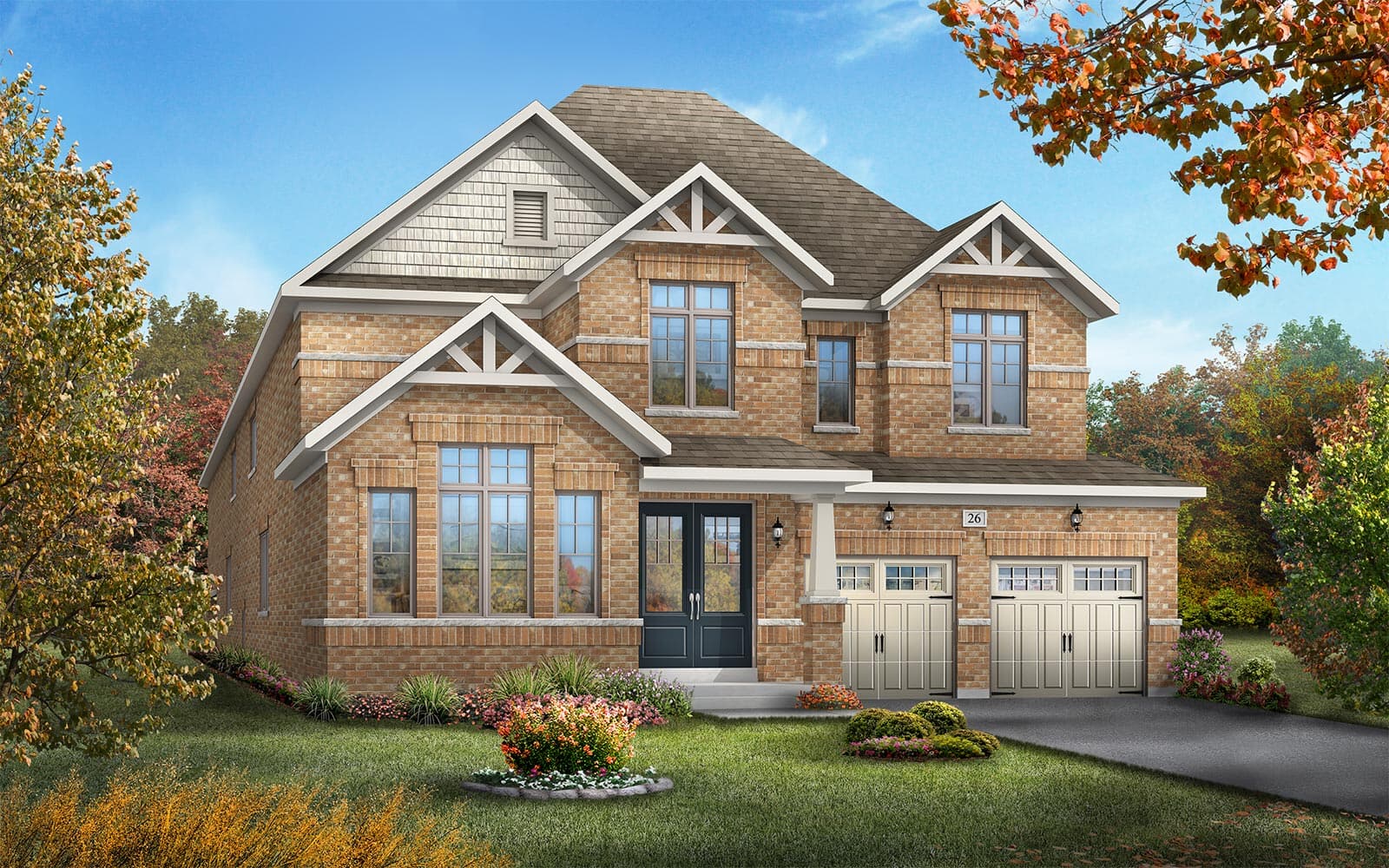 50' Home Design Rosedale Style A at Heartland in Baxter, Ontario.