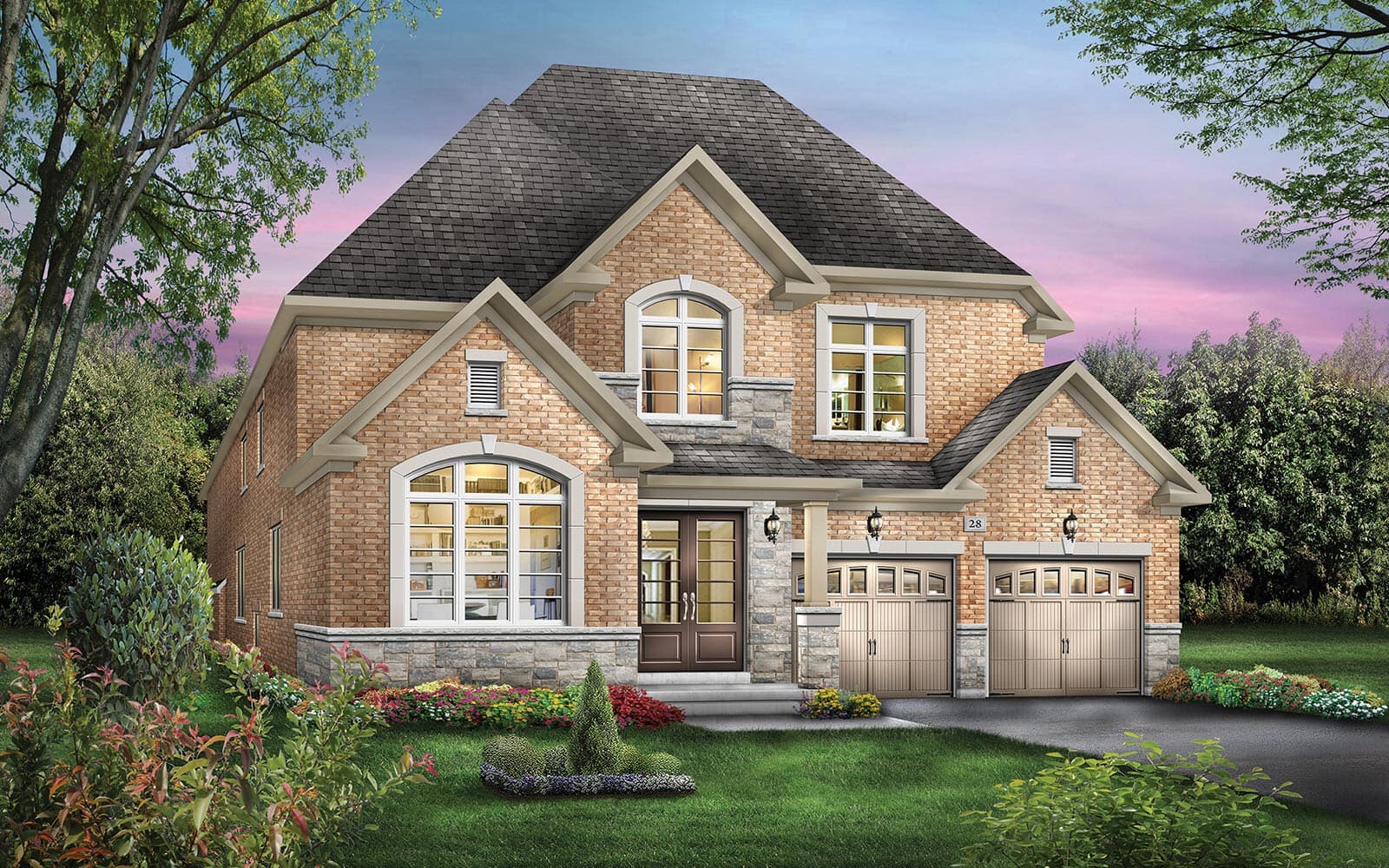 50' Home Design Rosedale Style B at Heartland in Baxter, Ontario.