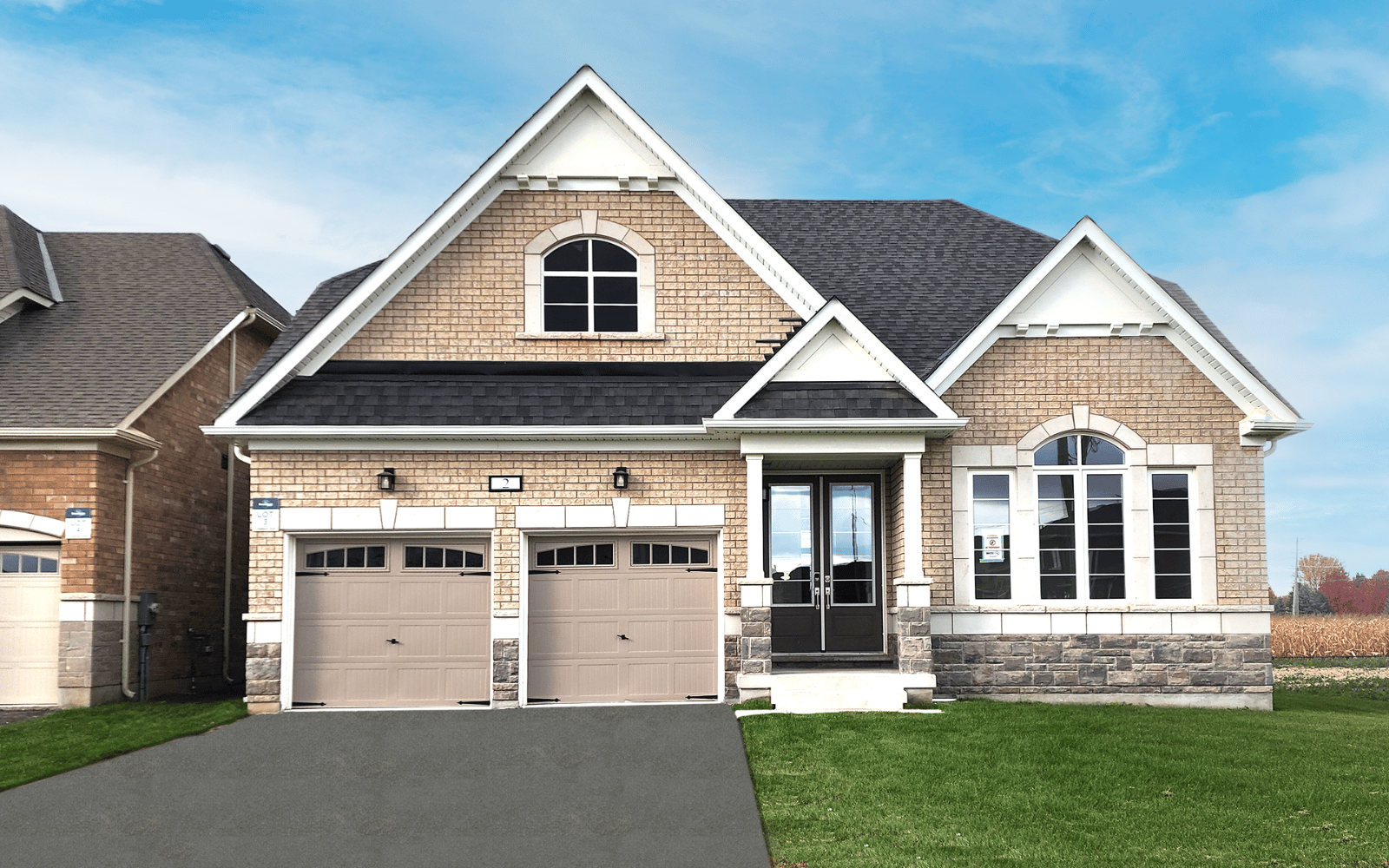 Exterior image of Lot 3 at Heartland in Baxter, Ontario