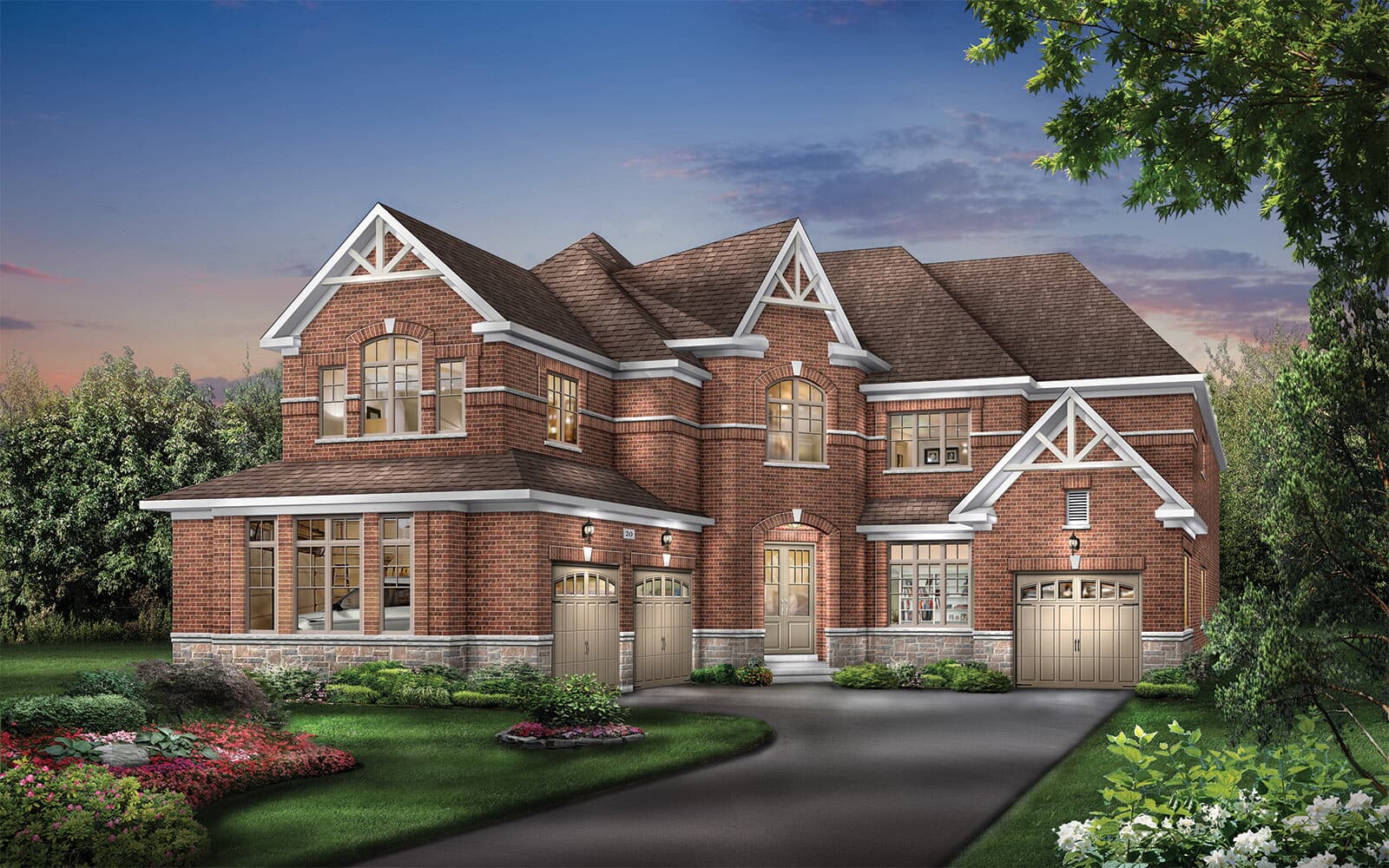 60' Home Design Westwood Style A at Heartland in Baxter, Ontario.