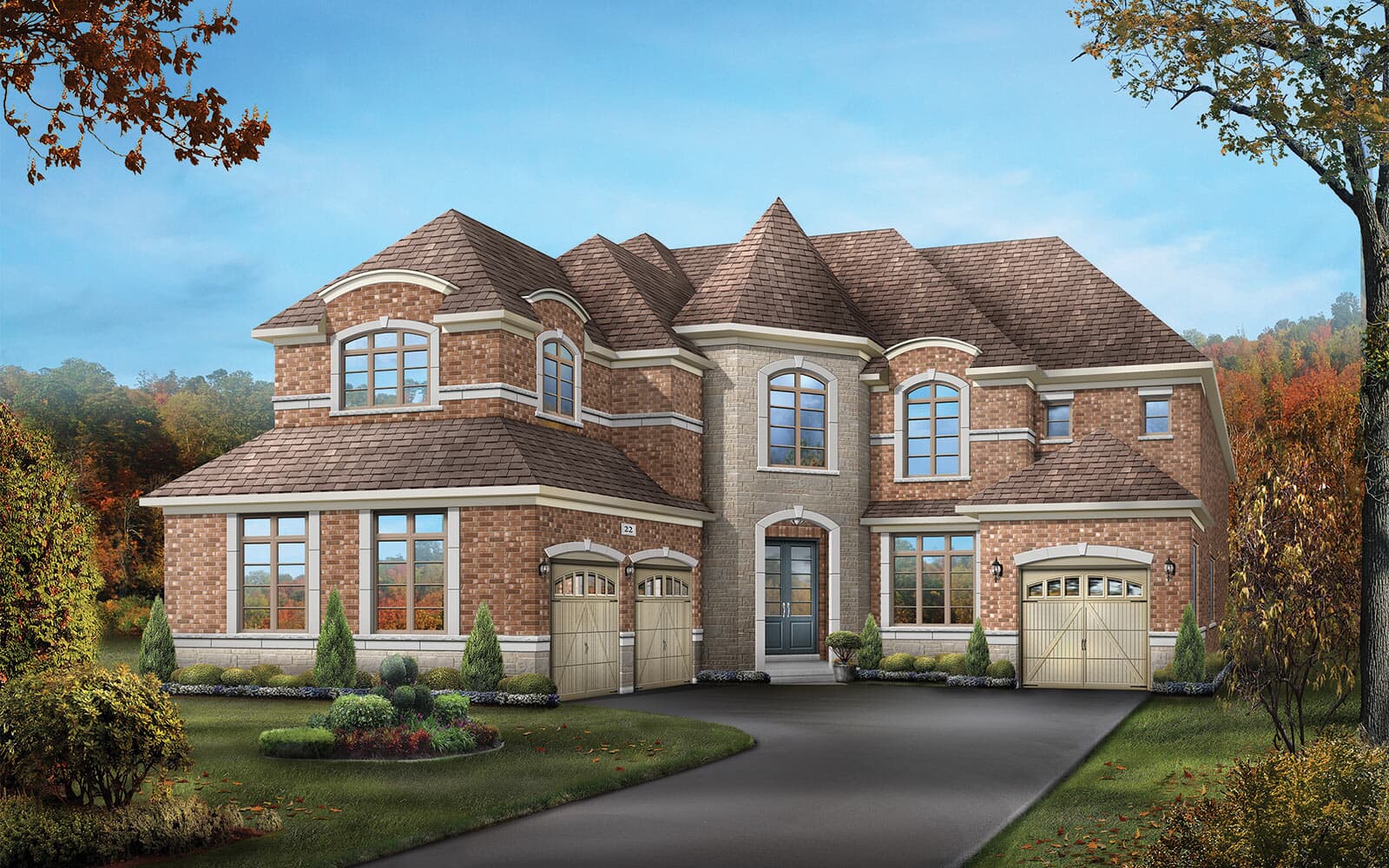 60' Home Design Westwood Style B at Heartland in Baxter, Ontario.