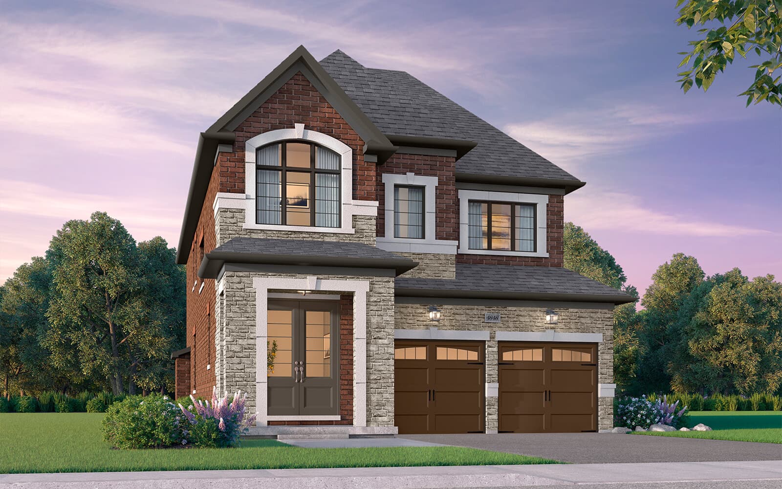 36' Home Design Chorley Style B at Midhurst Valley in Midhurst, Ontario.