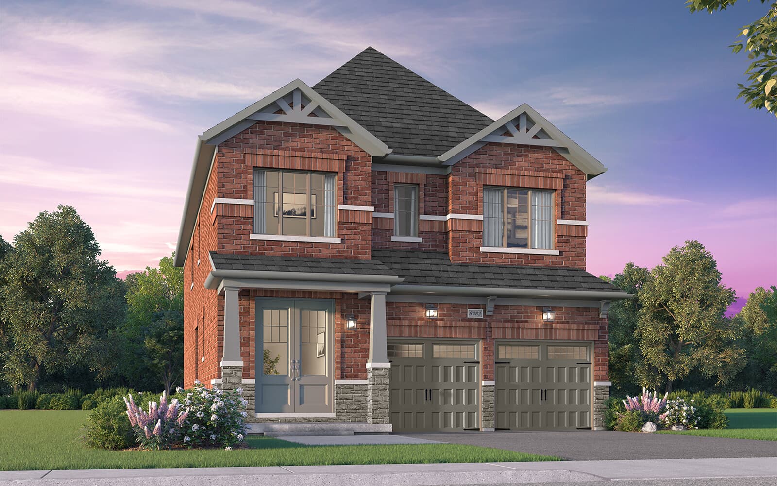 36' Home Design Sherwood Style A at Midhurst Valley in Midhurst, Ontario.