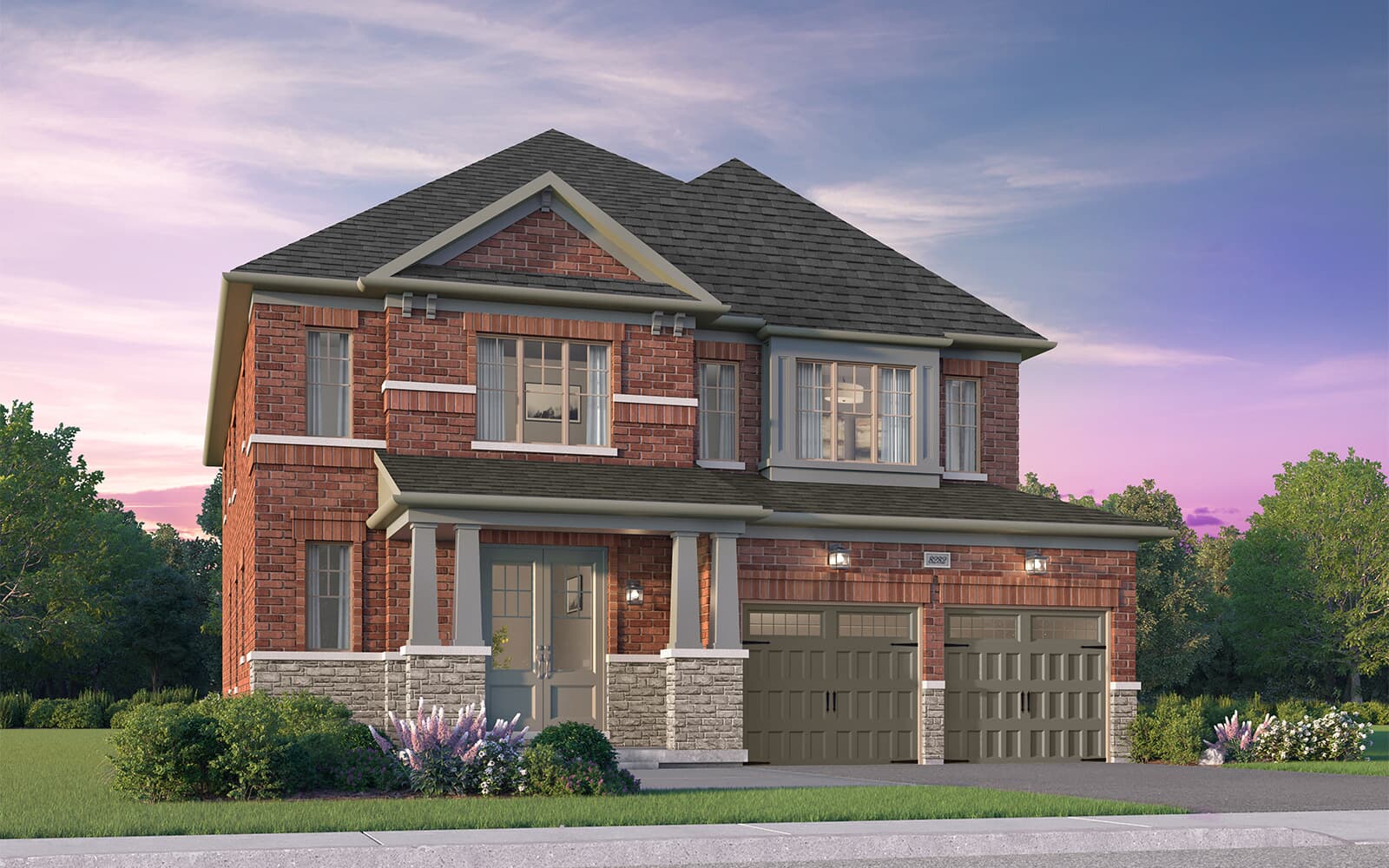 44' Home Design Hickling Style A at Midhurst Valley in Midhurst, Ontario.