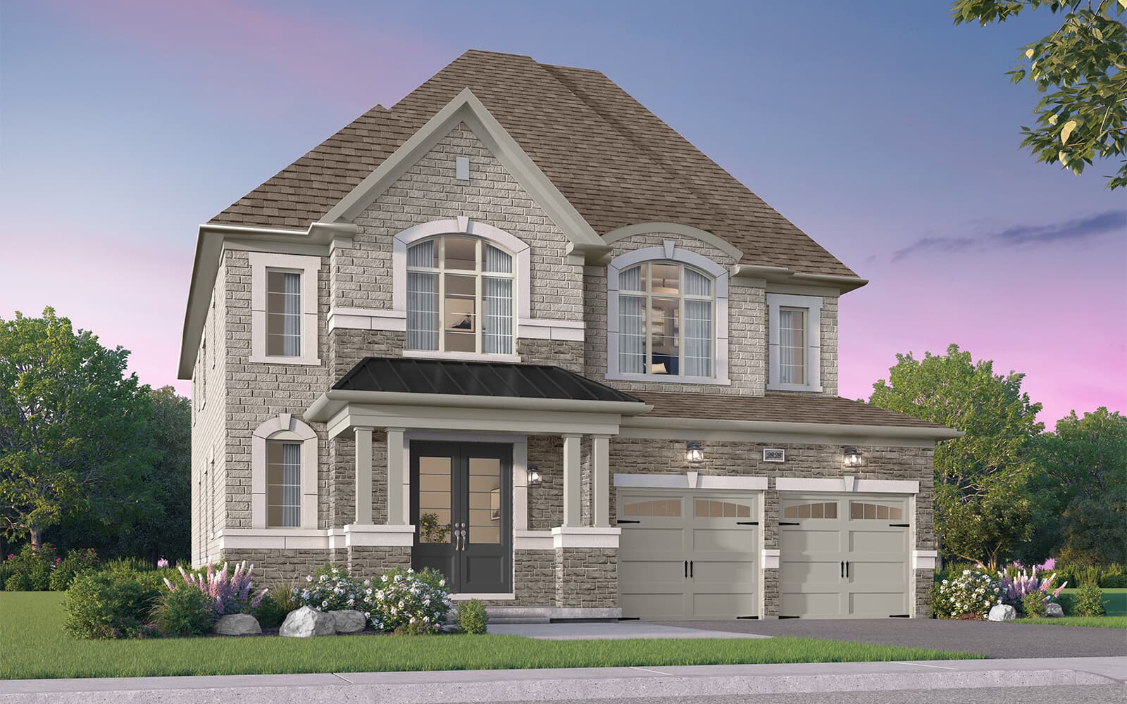 44' Home Design Hickling Style B at Midhurst Valley in Midhurst, Ontario.