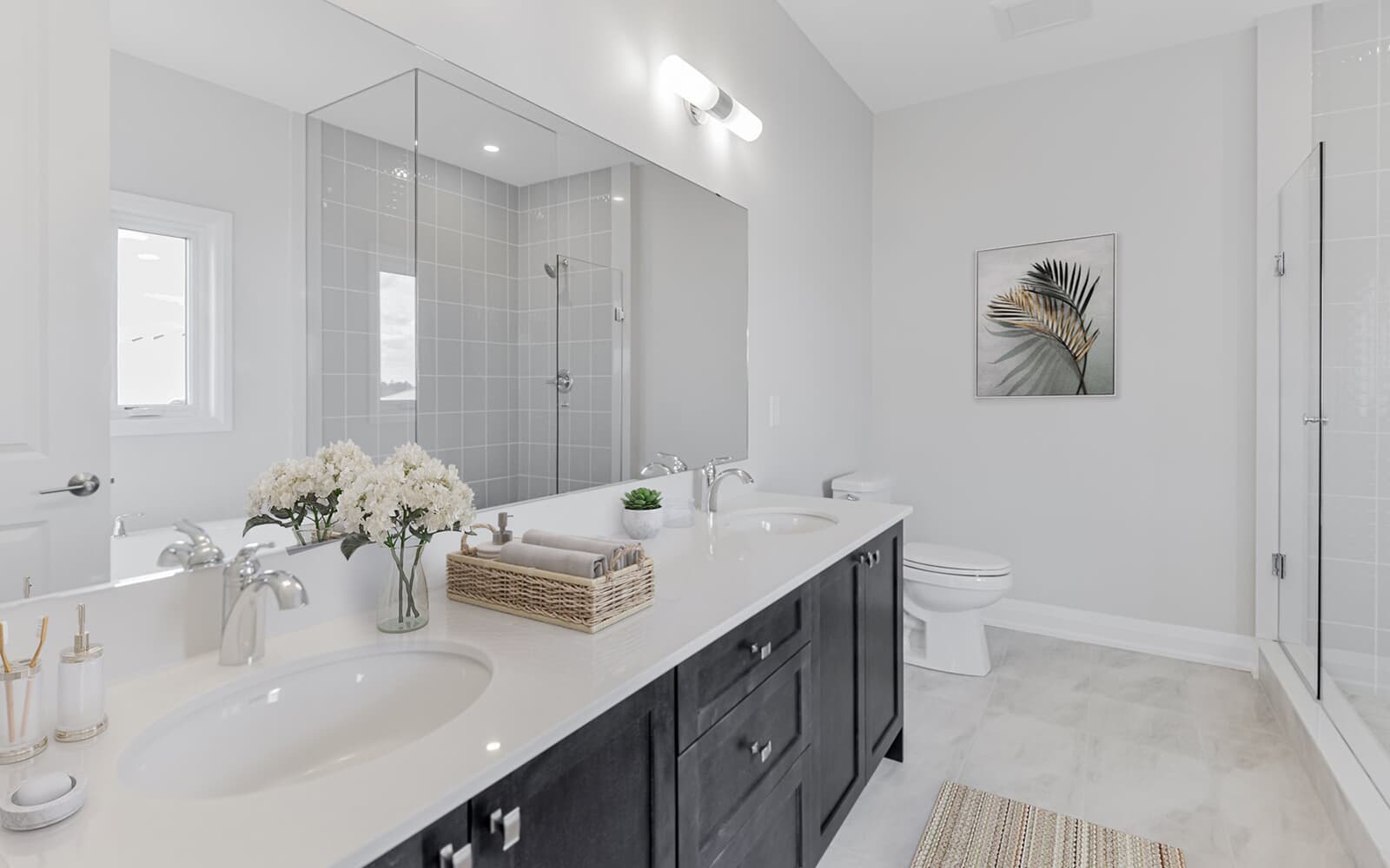 Primary Ensuite in Lot 80 at Midhurst Valley in Midhurst, Ontario.