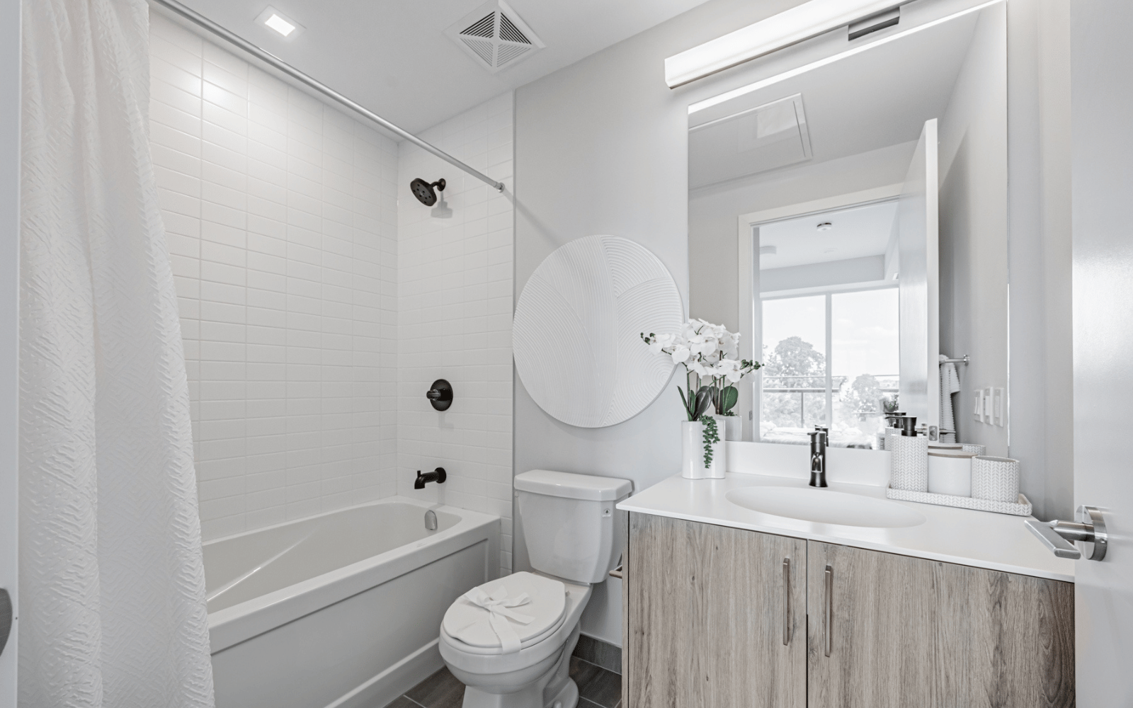 Bathroom for Suite 212 at Station No. 3