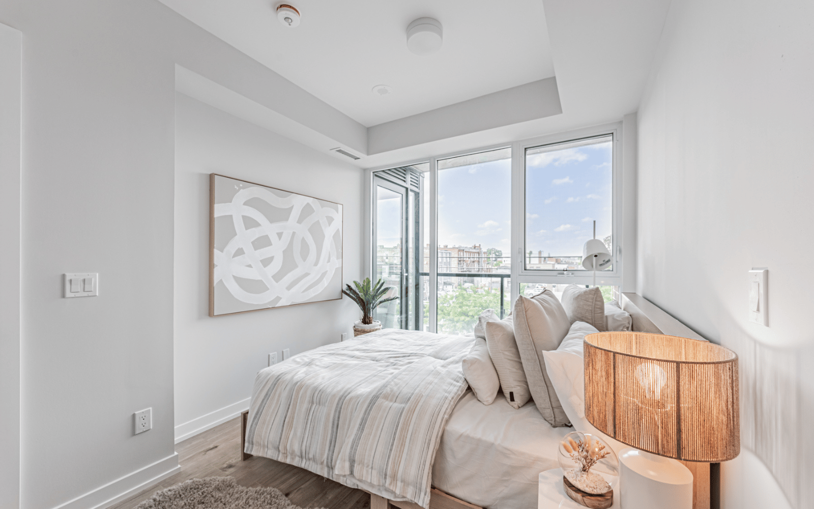 Bedroom for Suite 212 at Station No. 3