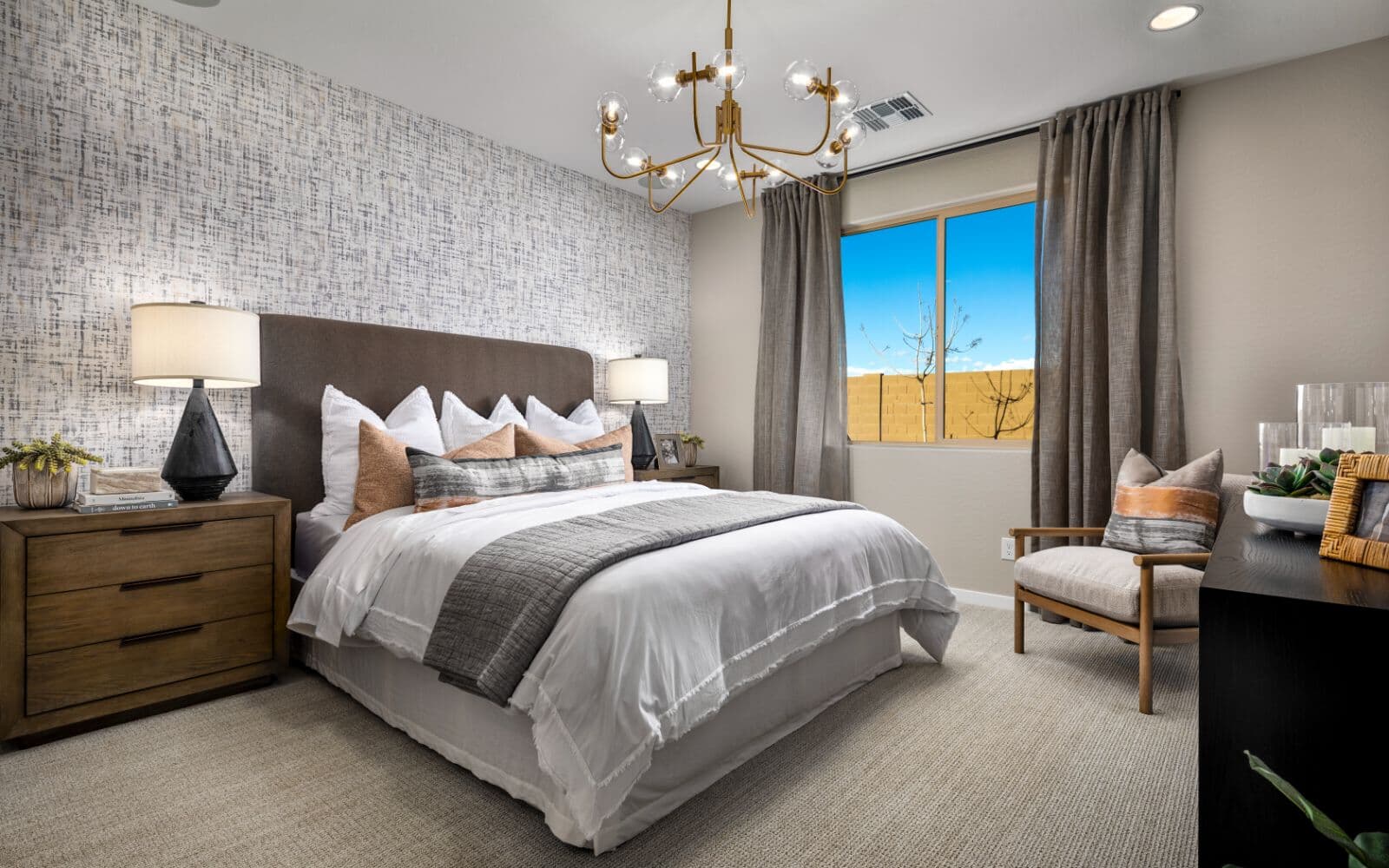 Bedroom 2 in Azure Floorplan at Highland Sage