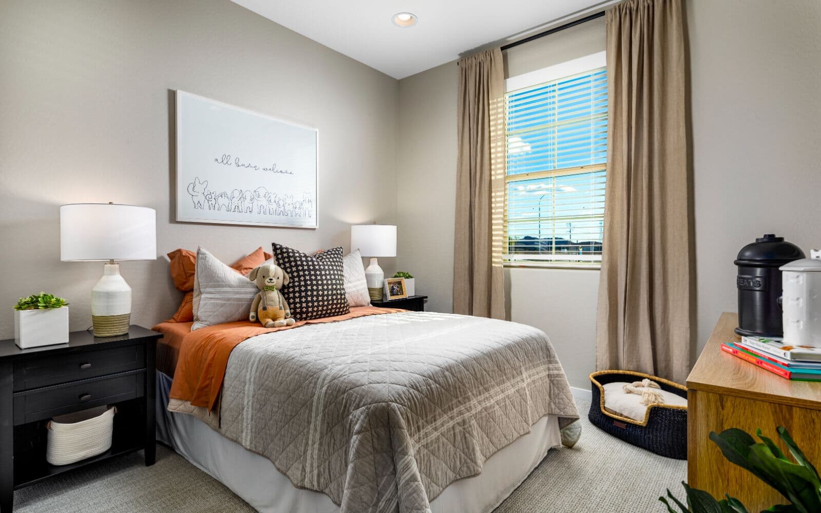 Bedroom 2 in Azure Floorplan at Highland Sage