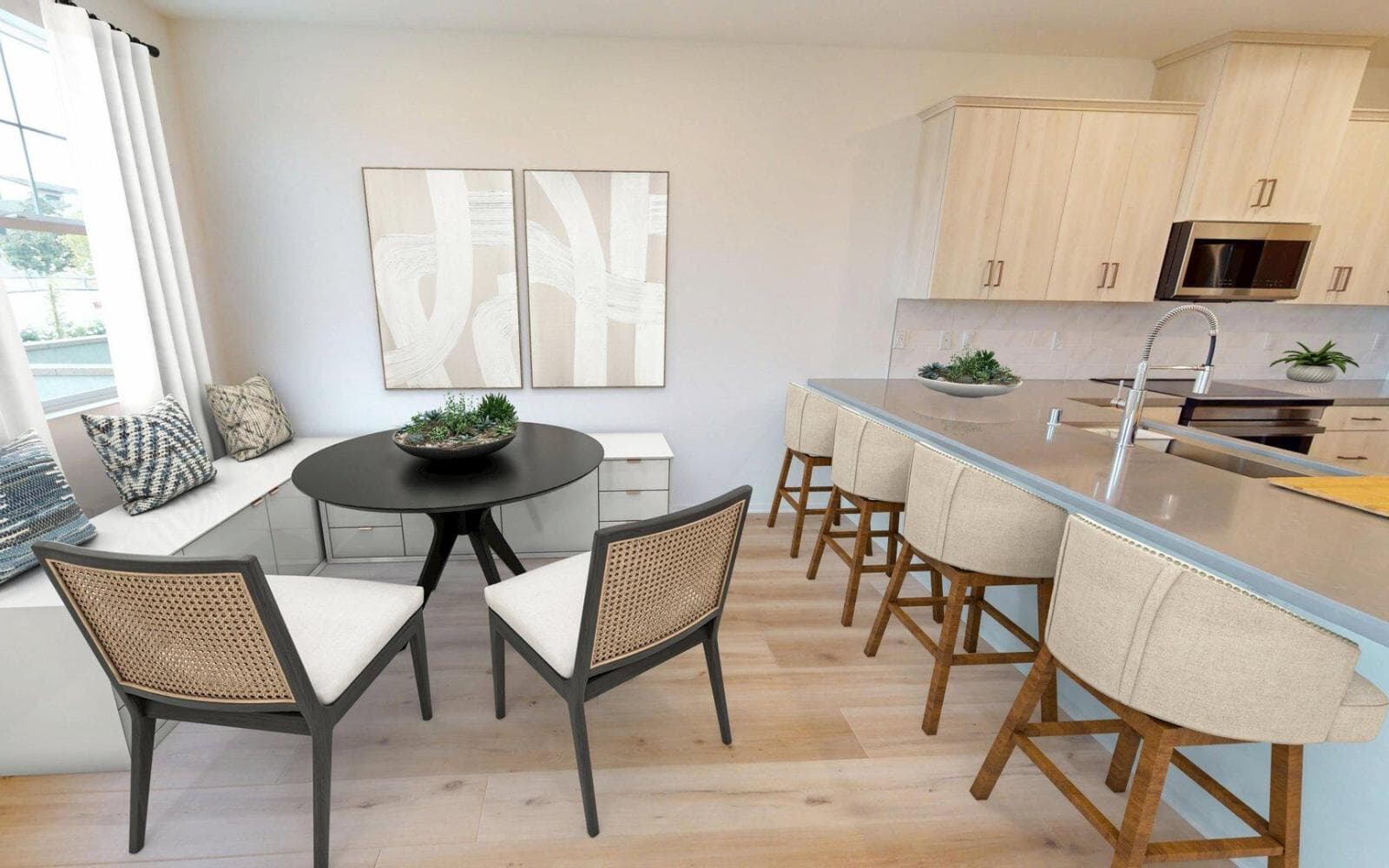 Plan 4 Dining and Kitchen