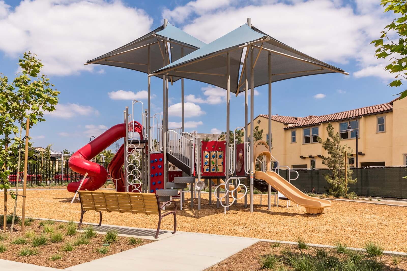 Playground at Cherry Park New Haven in Ontario Ranch CA Brookfield Residential