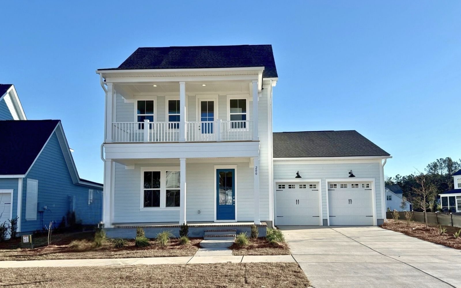 The exterior of the Cordova on homesite 1657 at Nexton.