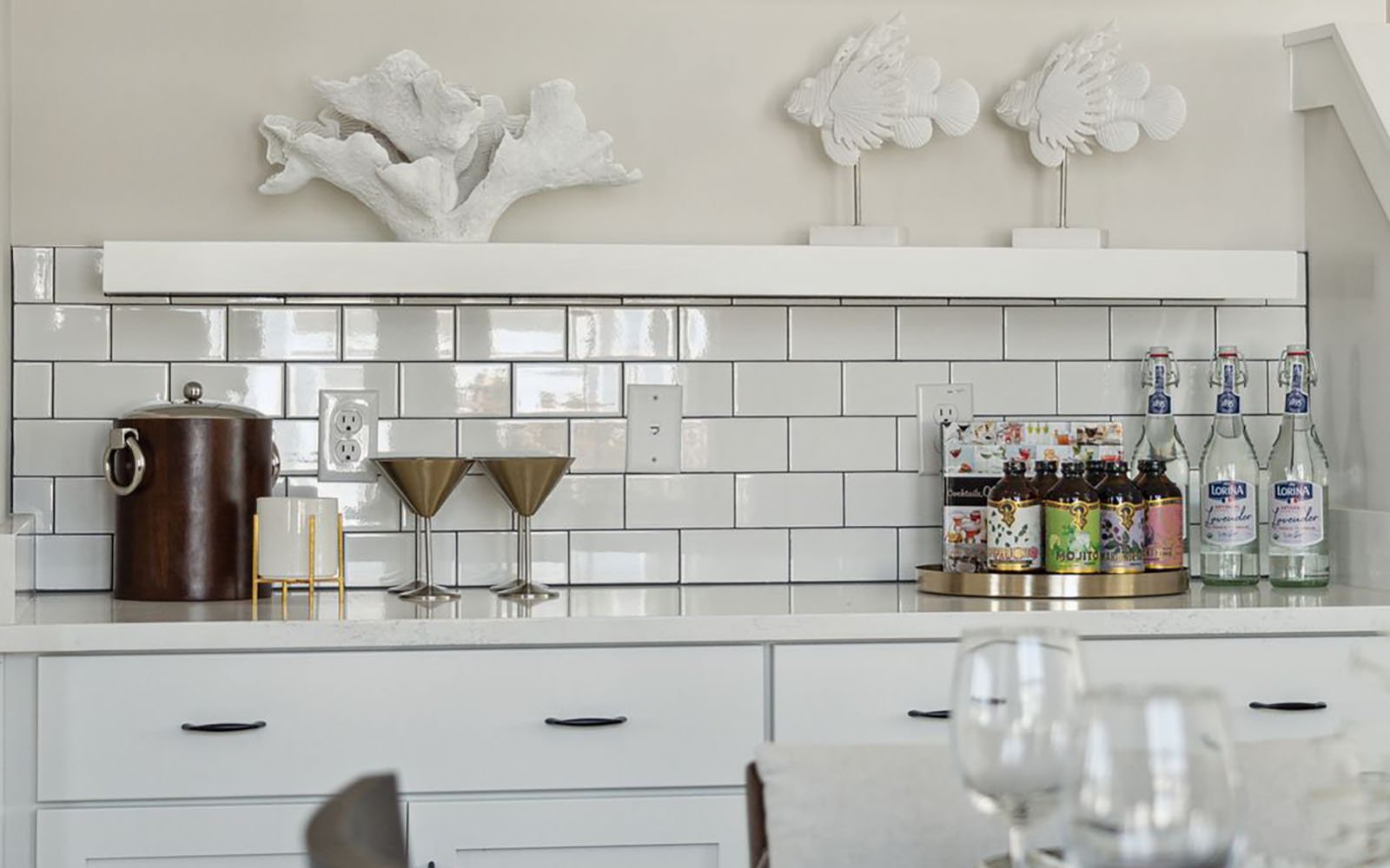 The kitchen in the Sage by Brookfield Residential at Nexton.
