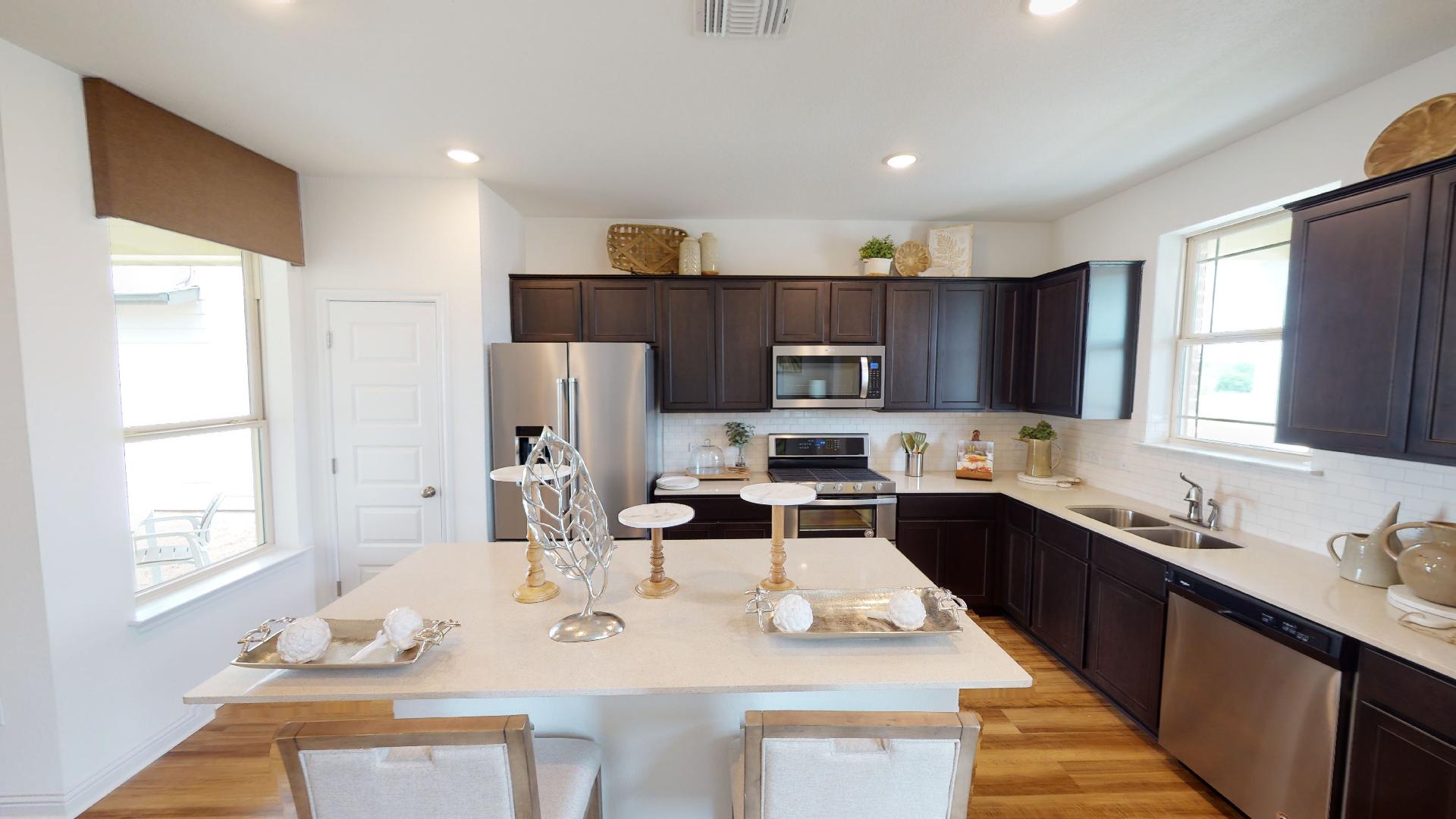 Dining room at  Berkley in Easton Park by Brookfield Residential in Austin, Texas.