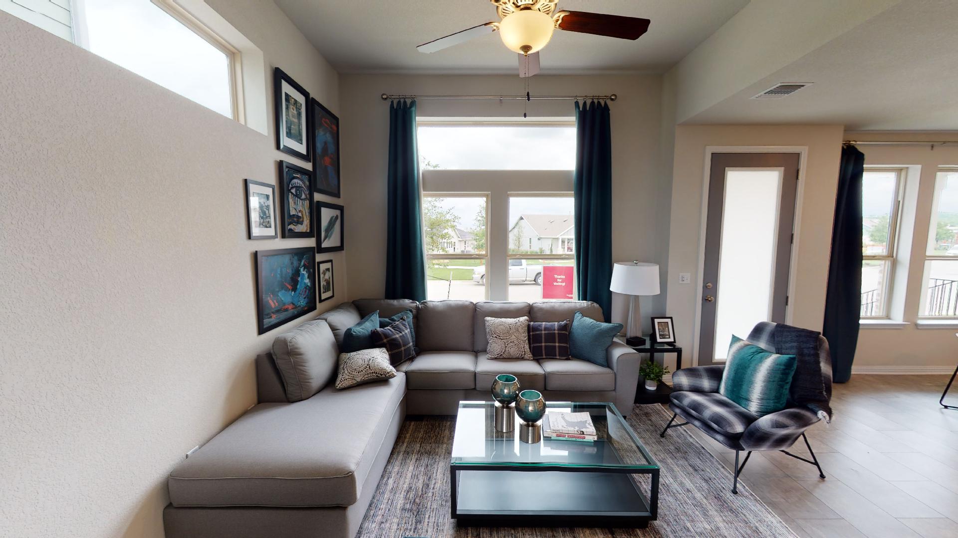 Image of Livingroom in Georgetown in Easton Park by Brookfield Residential in Austin, Texas.