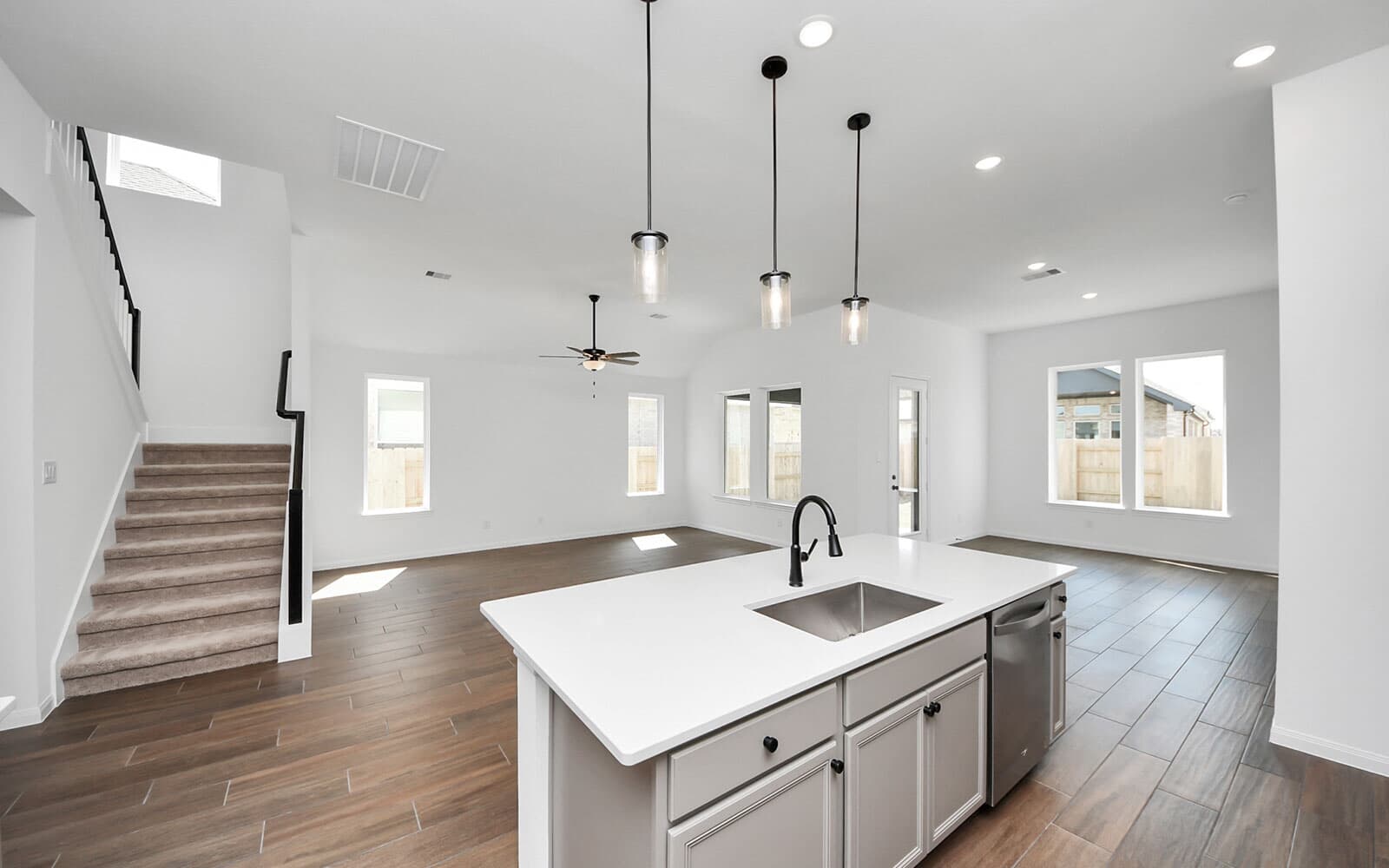 Wellesley Kitchen and Living Room