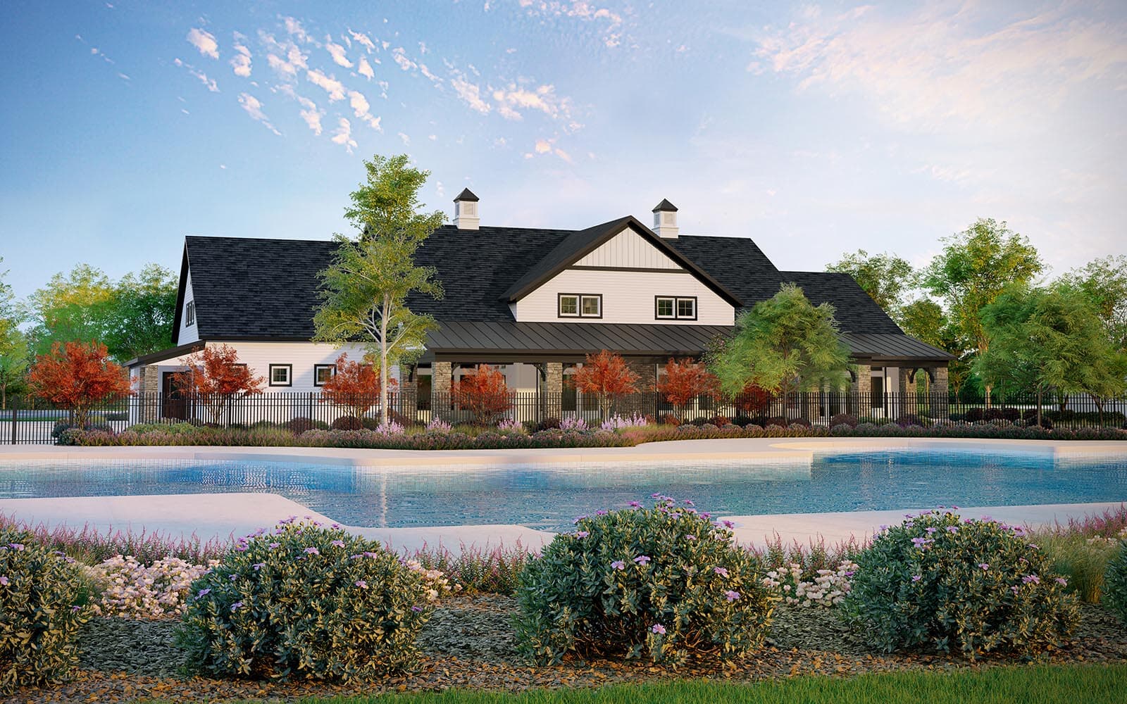 The clubhouse at Hiatt Pointe at Snowden Bridge. 