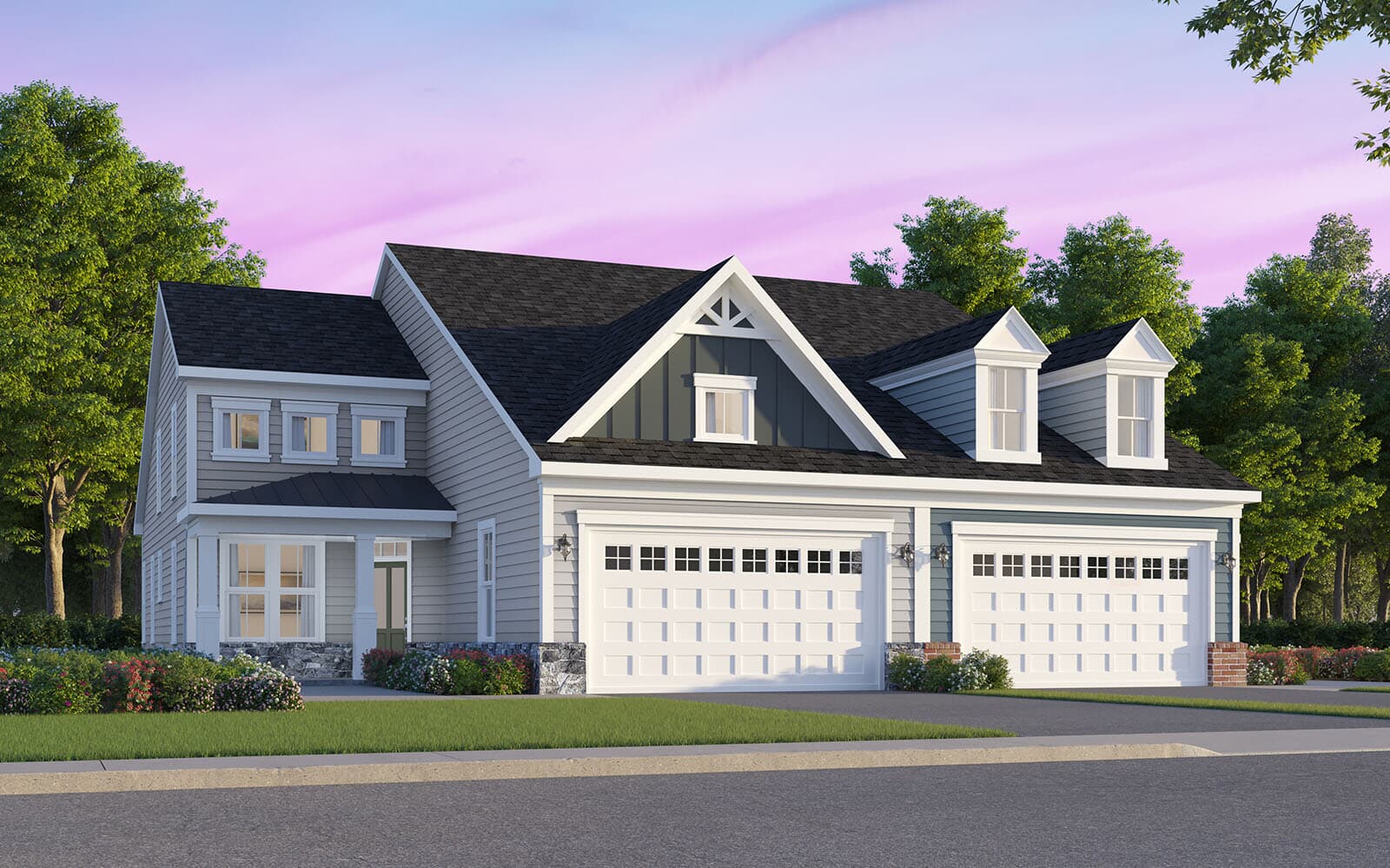 A rendering of the Fitzgerald home by Brookfield Residential.