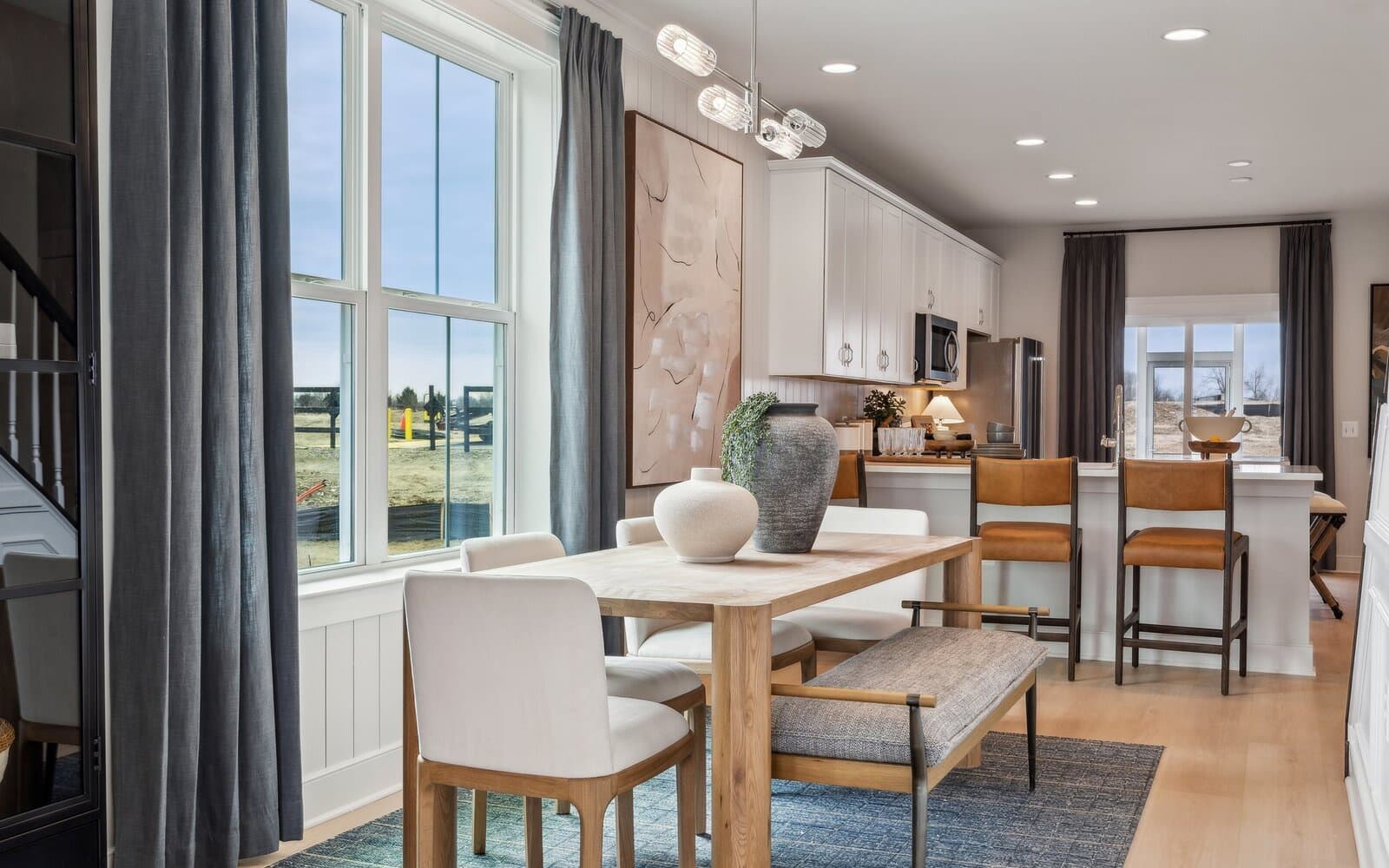 The dining area of the Northgate by Brookfield Residential.