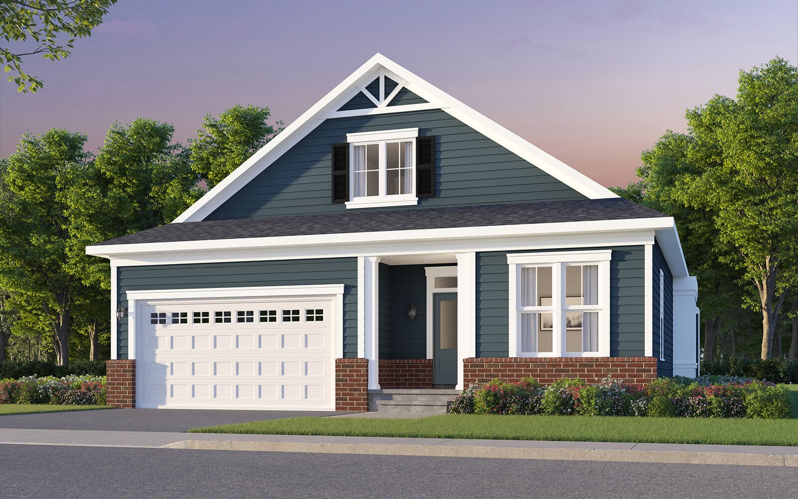 A rendering of elevation 1 of the Rockwell by Brookfield Residential.