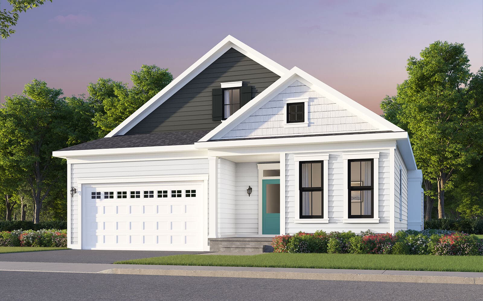 A rendering of elevation 2 of the Rockwell by Brookfield Residential.