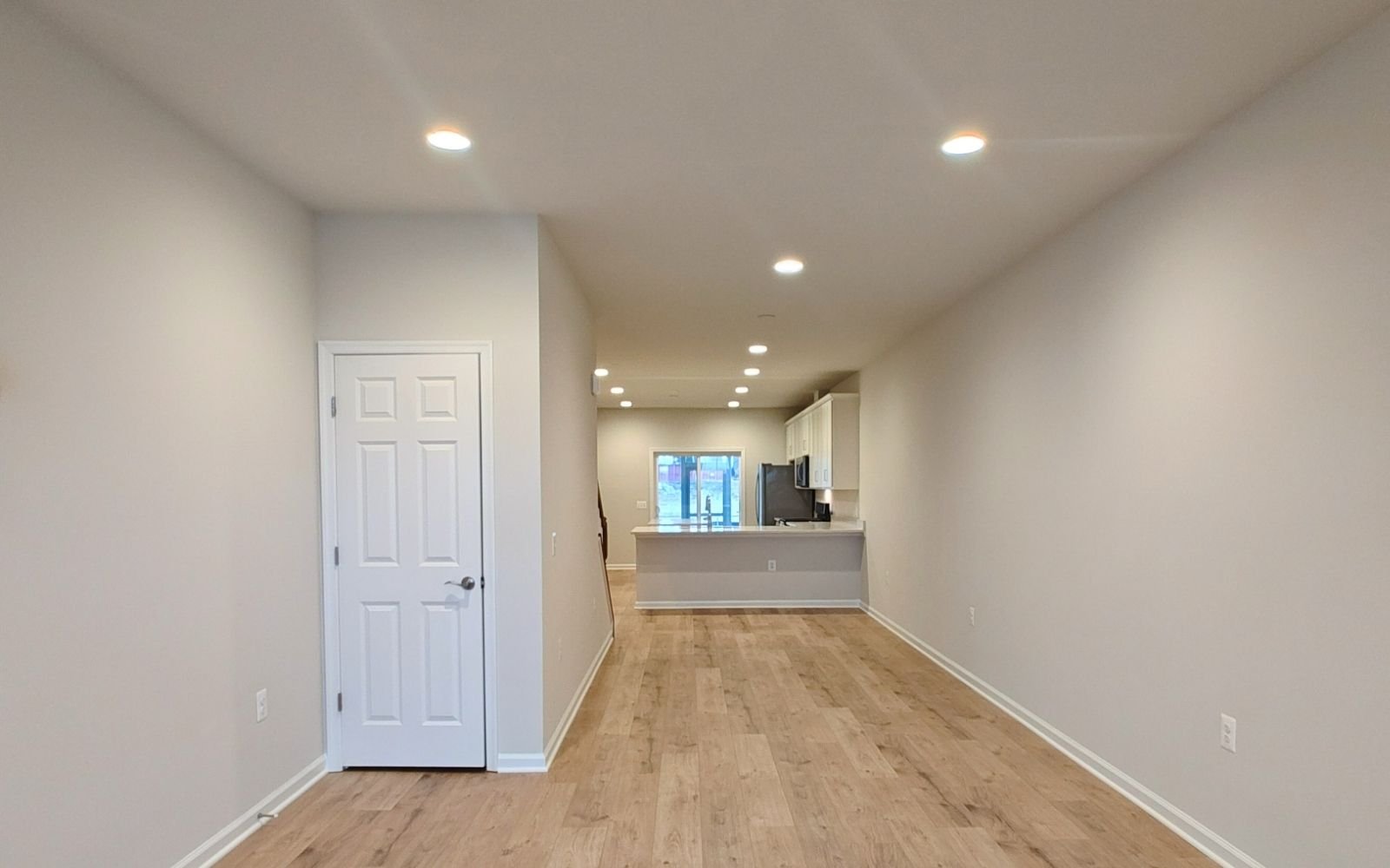 The family room of the Northgate on homesite 1010 at Hiatt Pointe at Snowden Bridge.