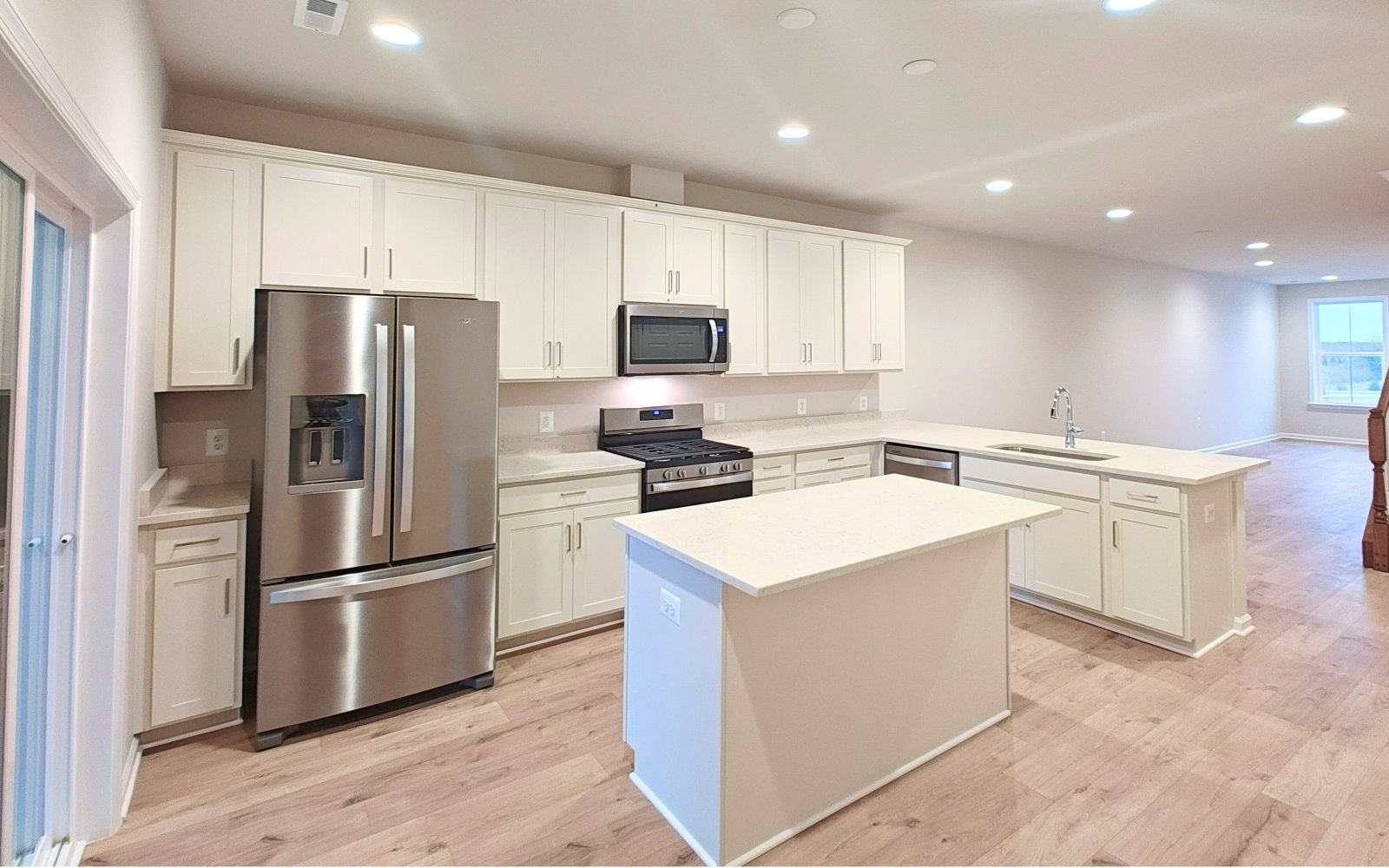 The kitchen of the Northgate on homesite 1010 at Hiatt Pointe at Snowden Bridge.