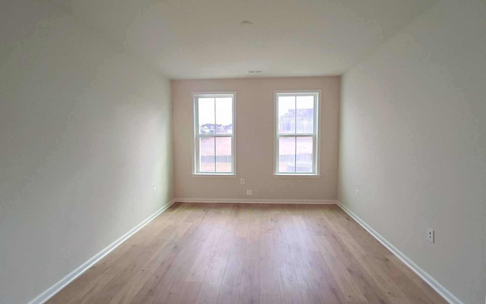 The primary bedroom of the Northgate on homesite 1010 at Hiatt Pointe at Snowden Bridge.