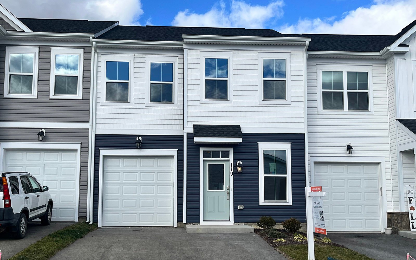 The exterior of the Northgate on homesite 1099 at Hiatt Pointe at Snowden Bridge.