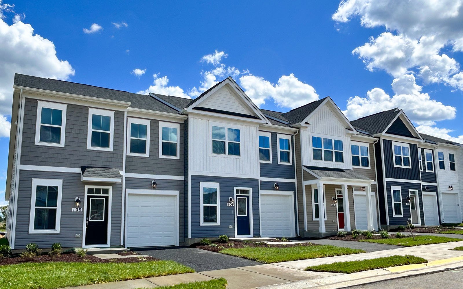 The exterior of the Northgate on homesite 1011. 