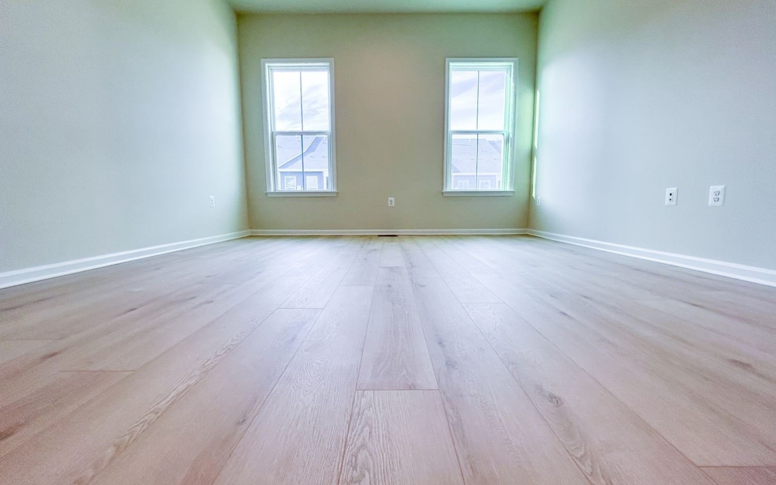 The primary bedroom in the Matisse on homesite 1120 at Hiatt Pointe at Snowden Bridge.