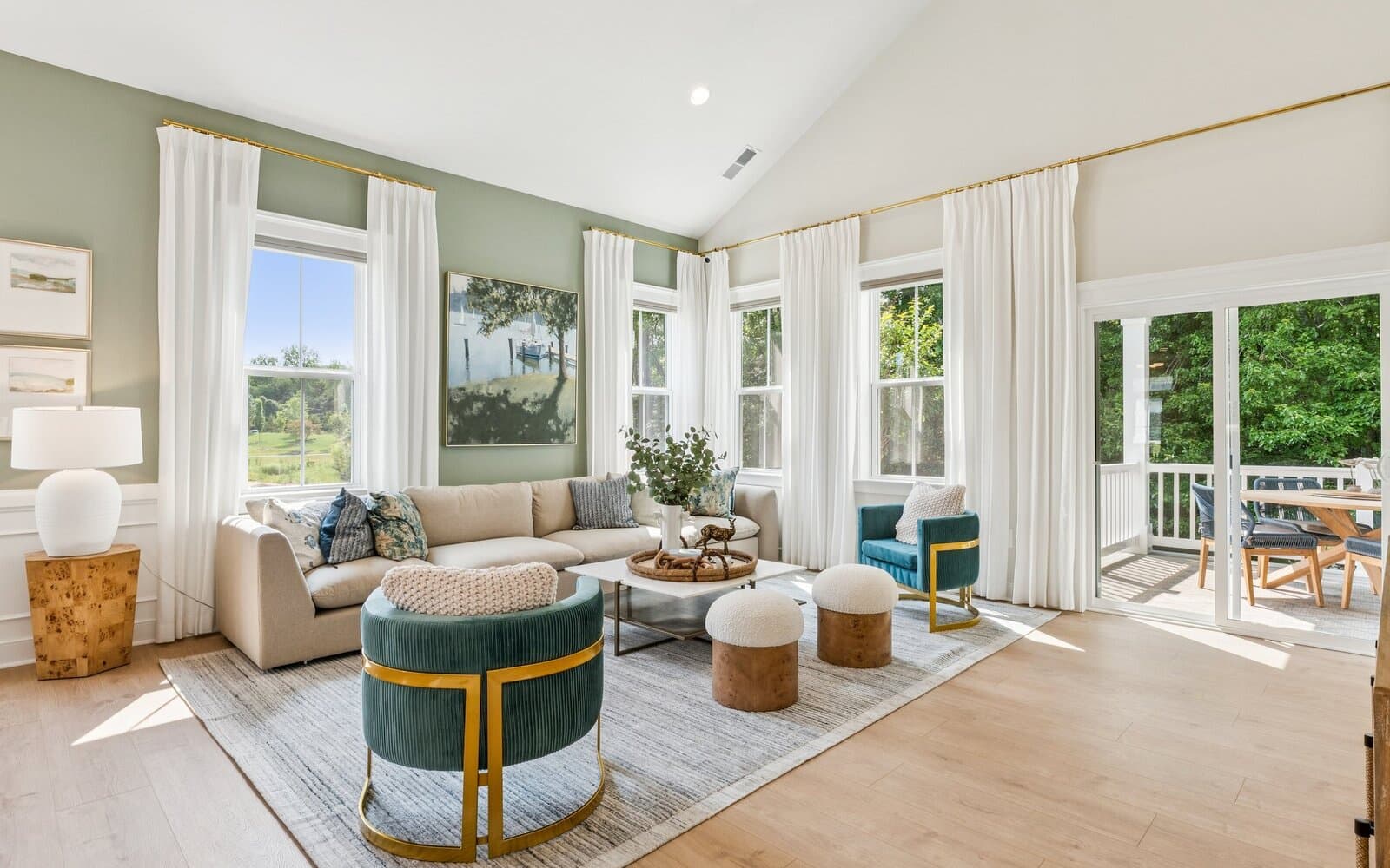 The family room of the Torrington by Brookfield Residential.