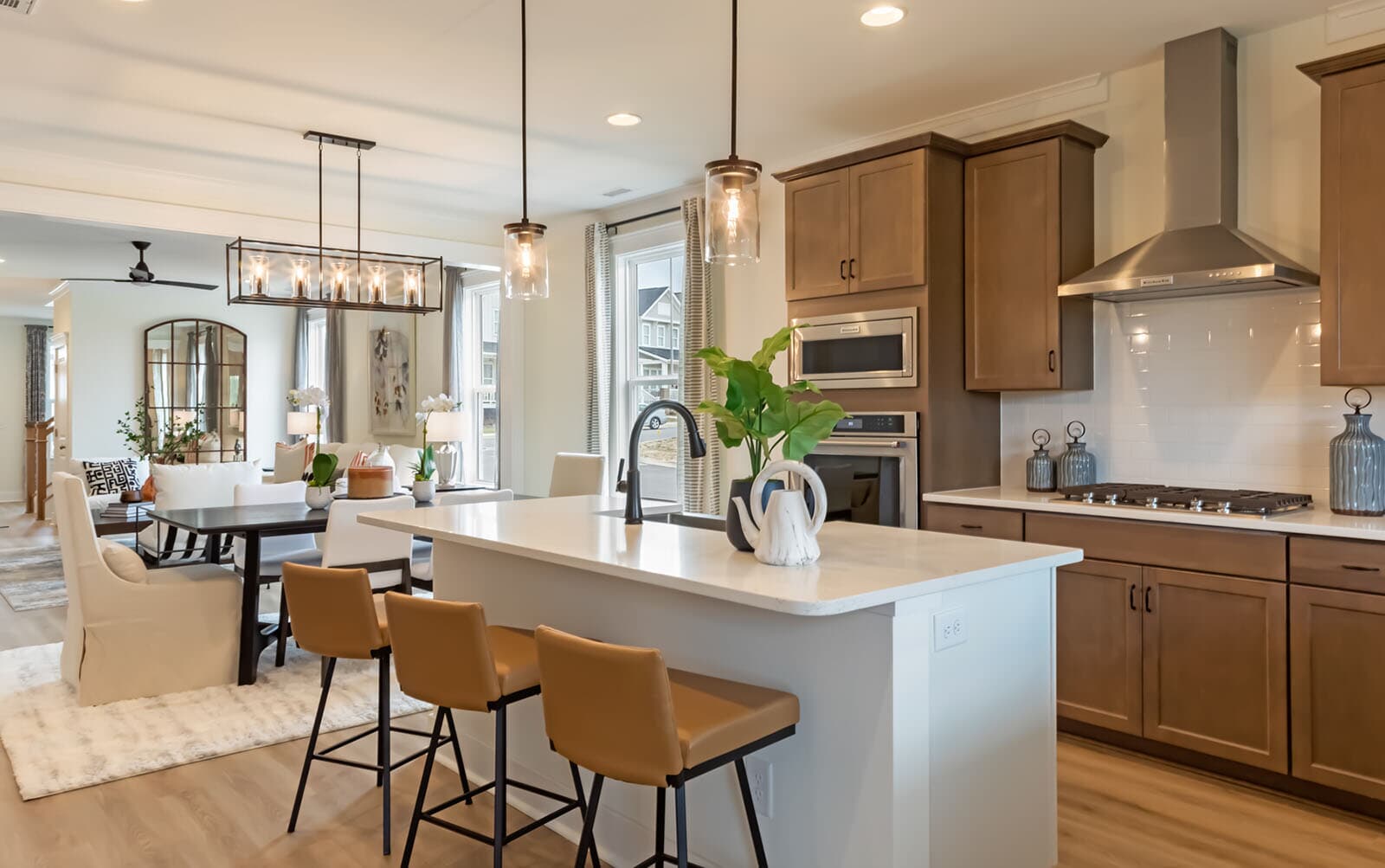 The kitchen of the Denison by Brookfield Residential