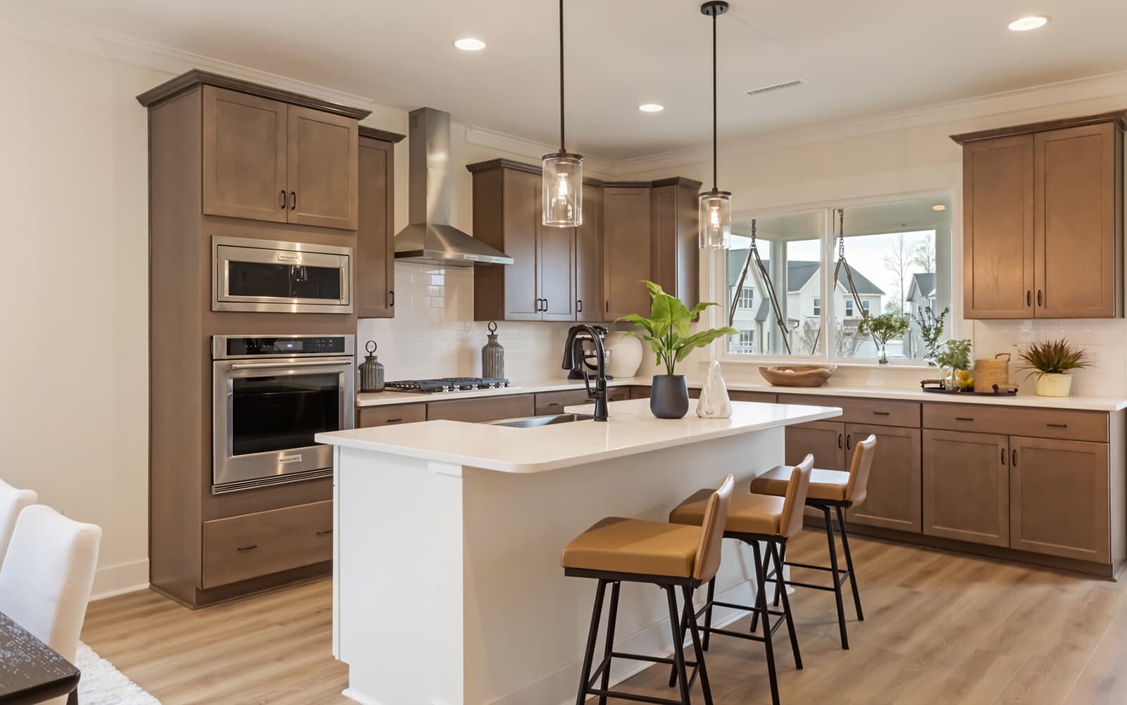 The kitchen of the Denison by Brookfield Residential