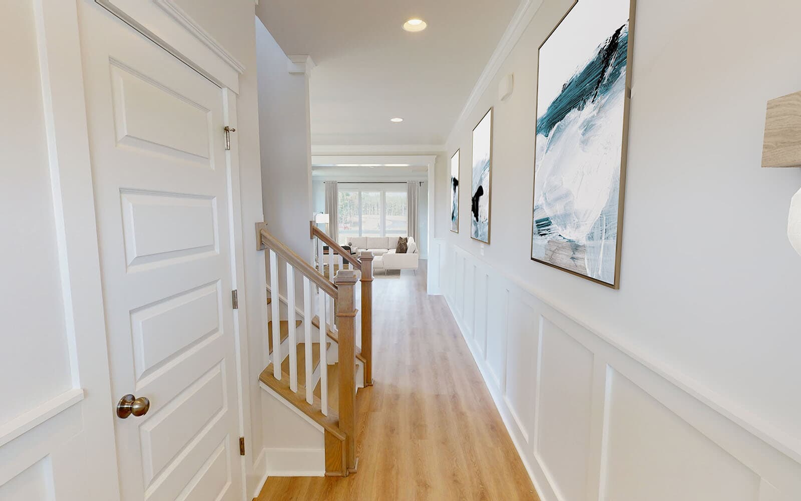 The foyer of the Monroe by Brookfield Residential