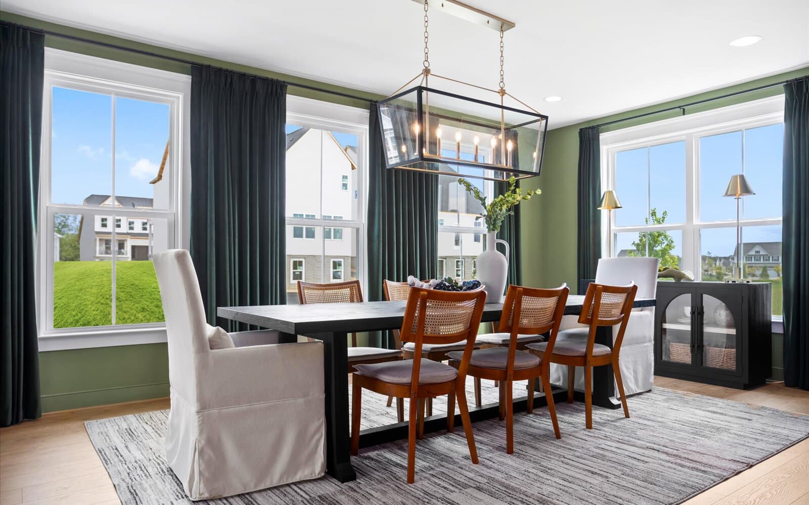 The sunroom of the Sheridan II single-family home by Brookfield Residential.