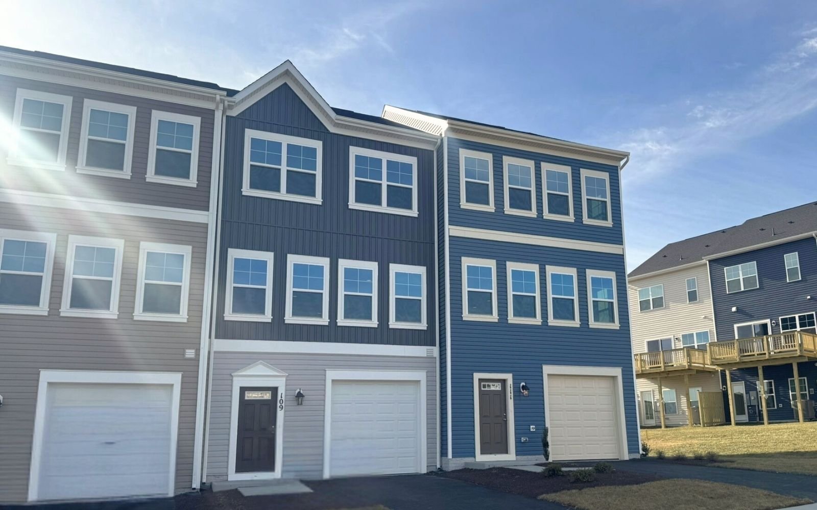 The exterior of the Skyline on homesite 2146 at Snowden Bridge