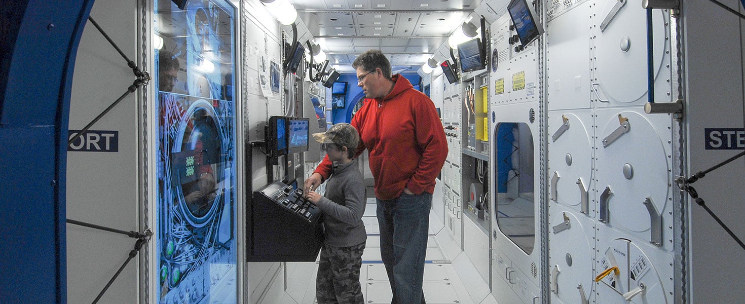 Science on Orbit, Dad and Son
