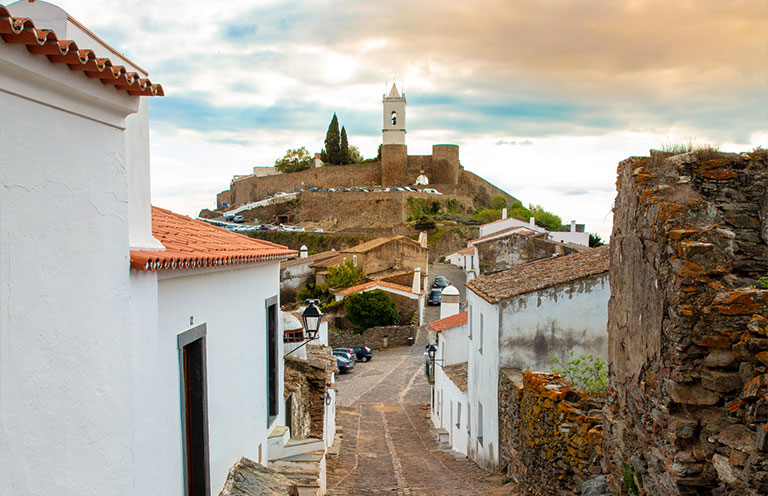 Portugal- Reguengos de Monsaraz at sunset