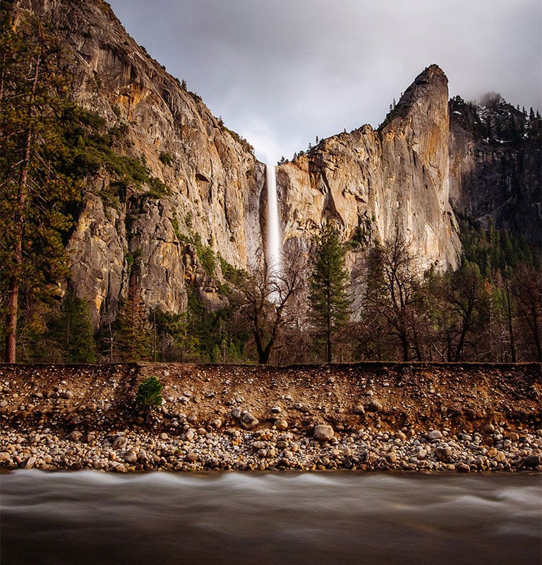 waterfall in Yosemite National Park