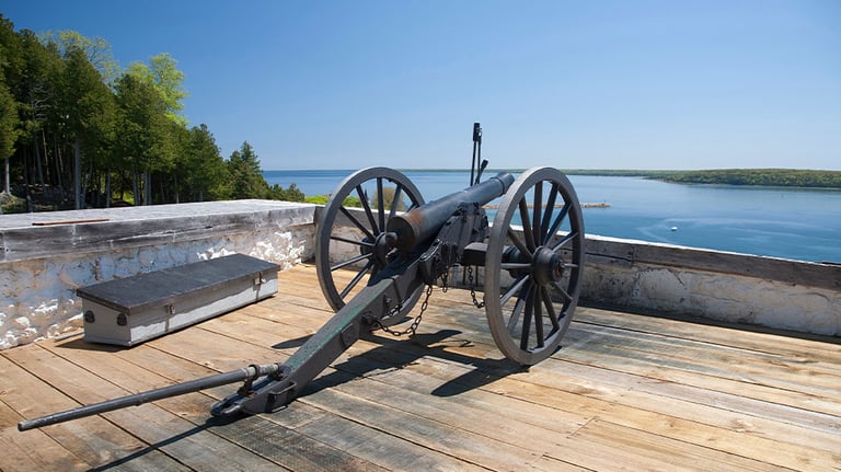 Fort Mackinac Cannon