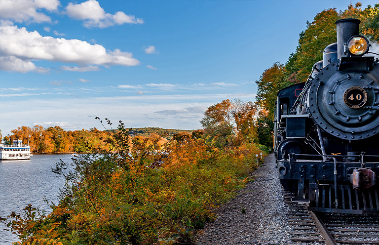 Essex Steam Train and Riverboat