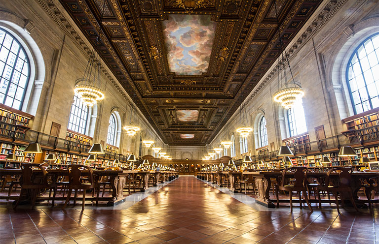 Rose Main Reading Room in New York City Public Library