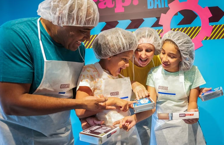 Create your own experience at Hersheys Factory