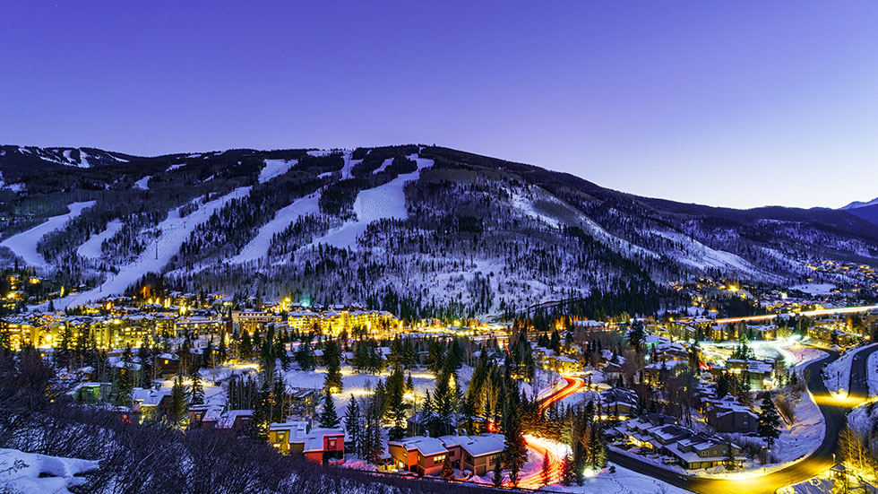 Vail Village and Lionshead Colorado. Photo courtesy of Credit:Adventure_Photo/iStock.com