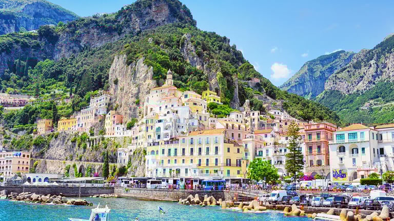 Amalfi from the sea